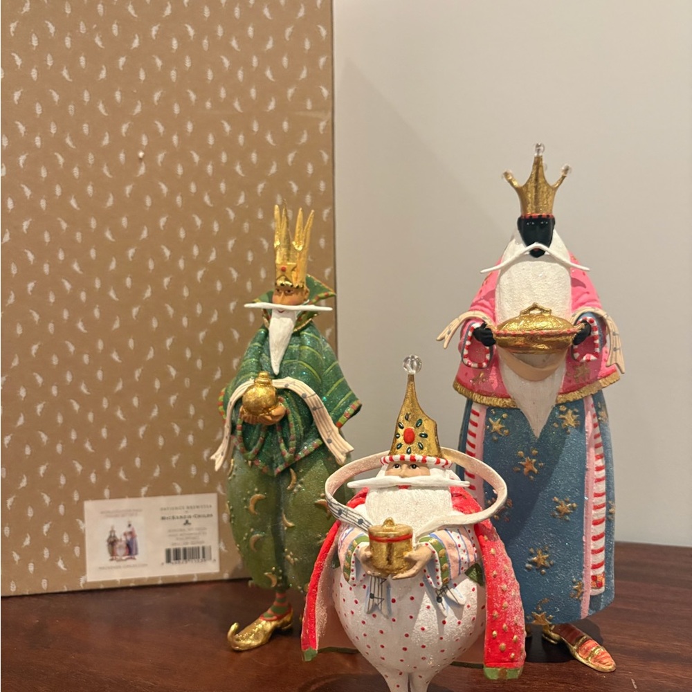 Patience Brewster MacKenzie-Childs 3 Magi Nativity